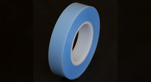 Blue Tape on black background