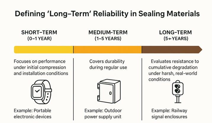 Defining Long Term Reliability of Sealing Materials